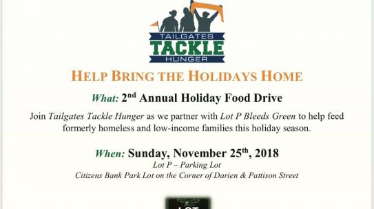 PHL17 Hosts Tailgates Tackle Hunger